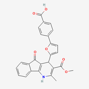 molecular formula C26H19NO6 B1681959 Sortin1 