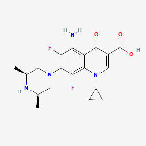molecular formula C19H22F2N4O3 B1681975 Sparfloxacin CAS No. 110871-86-8