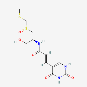 molecular formula C13H19N3O5S2 B1681979 紫杉霉素 CAS No. 1404-64-4