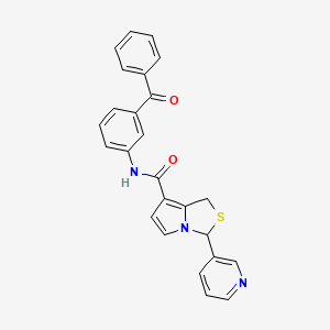 molecular formula C25H19N3O2S B1682042 图洛帕芬 CAS No. 116289-53-3