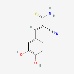 molecular formula C10H8N2O2S B1682049 酪氨酸抑制素 47 CAS No. 118409-60-2