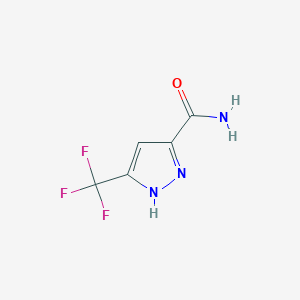 5-(Trifluoromethyl)pyrazole-3-carboxamide