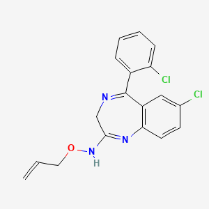 molecular formula C18H15Cl2N3O B1682060 奥氮草泮 CAS No. 28546-58-9