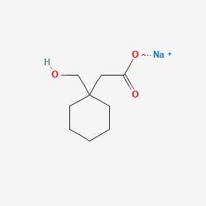 molecular formula C9H15NaO3 B1682099 六环己酮酸钠 CAS No. 7009-49-6