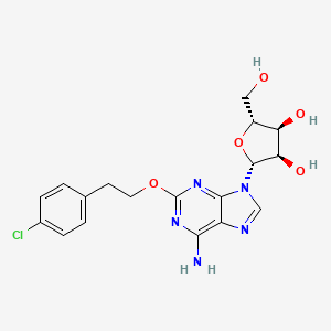 molecular formula C18H20ClN5O5 B1682108 Sonedenoson CAS No. 131865-88-8