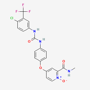 molecular formula C21H16ClF3N4O4 B1682151 索拉非尼N-氧化物 CAS No. 583840-03-3