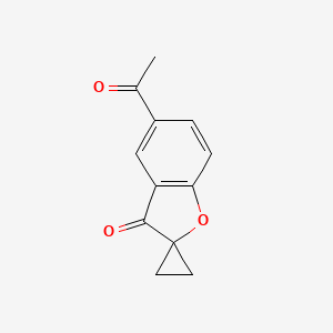 molecular formula C12H10O3 B1682172 斯皮佐呋酮 CAS No. 72492-12-7