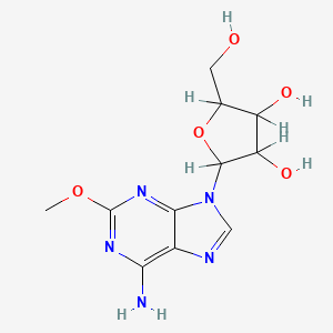 molecular formula C11H15N5O5 B1682177 2-Methoxyadenosine CAS No. 24723-77-1