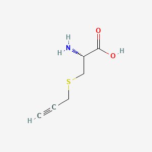 molecular formula C6H9NO2S B1682181 (R)-2-氨基-3-(2-炔丙硫基)丙酸 CAS No. 3262-64-4