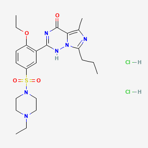 molecular formula C23H34Cl2N6O4S B1682183 盐酸伐地那非 CAS No. 224789-15-5