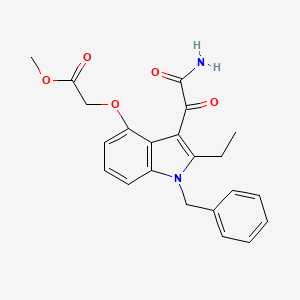 molecular formula C22H22N2O5 B1682184 瓦雷司他二甲酯 CAS No. 172733-08-3