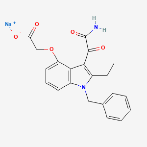 molecular formula C21H19N2NaO5 B1682185 瓦雷司拉地布钠 CAS No. 172733-42-5