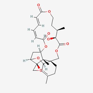 molecular formula C27H34O9 B1682206 维卡菌素 A CAS No. 3148-09-2