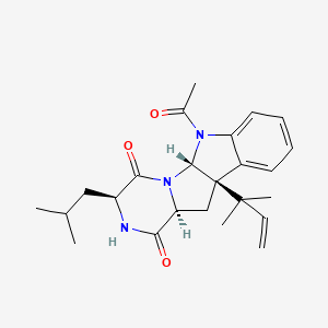 molecular formula C24H31N3O3 B1682208 疣毒福亭 CAS No. 113706-21-1