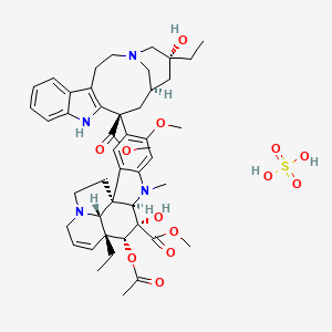 B1682222 Vinrosidine sulfate CAS No. 18556-44-0