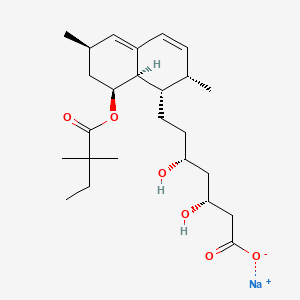 B1682225 Tenivastatin sodium CAS No. 101314-97-0