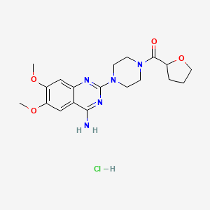 molecular formula C19H26ClN5O4 B1682229 盐酸特拉唑嗪 CAS No. 63074-08-8