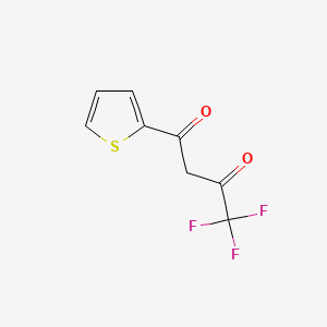 molecular formula C6H5F3O2S B1682245 2-噻吩基三氟丙酮 CAS No. 326-91-0