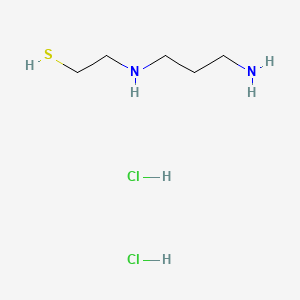 molecular formula C5H16Cl2N2S B1682276 2-(3-氨基丙氨基)乙硫醇二盐酸盐 CAS No. 14653-77-1