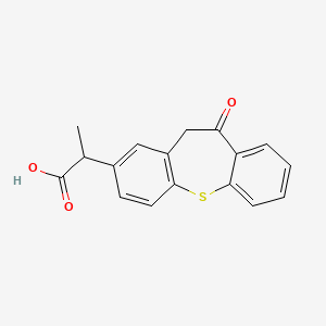molecular formula C17H14O3S B1682369 扎尔托普罗芬 CAS No. 74711-43-6