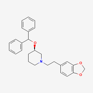 molecular formula C27H29NO3 B1682371 Zamifenacin CAS No. 127308-82-1