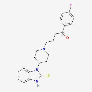 molecular formula C22H24FN3OS B1682379 替米哌酮 CAS No. 57648-21-2