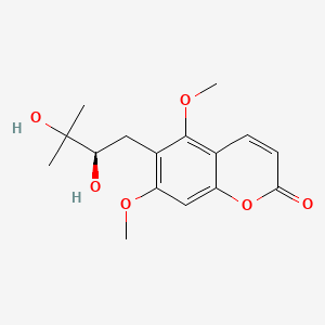 molecular formula C16H20O6 B1682391 托达拉内酯 CAS No. 483-90-9