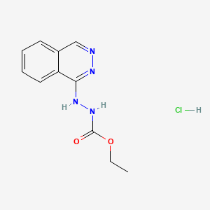 molecular formula C11H13ClN4O2 B1682393 托拉拉嗪盐酸盐 CAS No. 3778-76-5