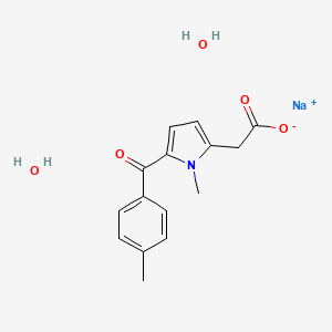 molecular formula C15H18NNaO5 B1682399 Tolmetin sodium dihydrate CAS No. 64490-92-2