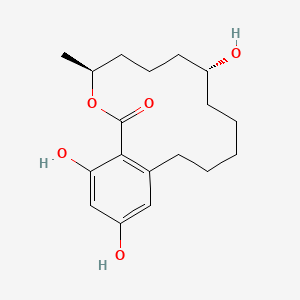 molecular formula C18H26O5 B1682423 Zeranol CAS No. 26538-44-3