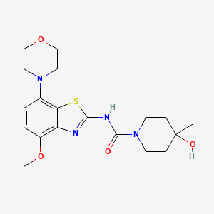 molecular formula C19H26N4O4S B1682436 Tozadenant CAS No. 870070-55-6