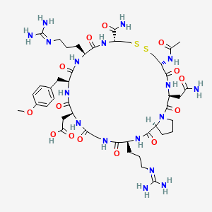molecular formula C45H69N17O14S2 B1682439 Unii-82sqf2eudu CAS No. 138297-15-1
