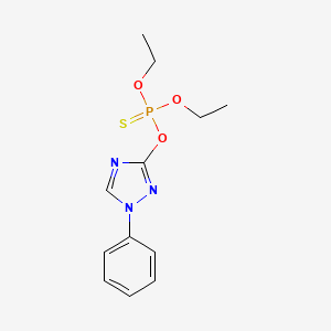 molecular formula C12H16N3O3PS B1682461 三唑磷 CAS No. 24017-47-8