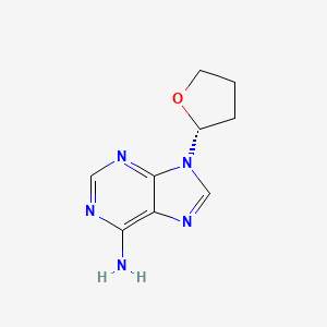 B1682468 9-(Tetrahydrofuran-2-yl)-9h-purin-6-amine CAS No. 17318-31-9