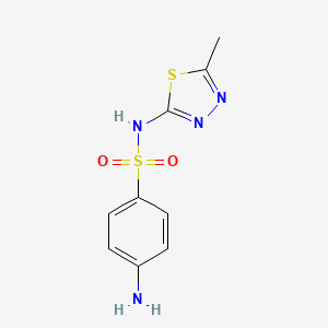 molecular formula C9H12N4O2S2 B1682507 磺胺甲恶唑 CAS No. 144-82-1