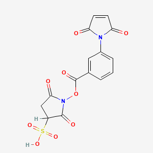 molecular formula C15H10N2NaO9S B1682516 m-Maleimidobenzoyl-N-hydroxysulfosuccinimide ester CAS No. 92921-25-0