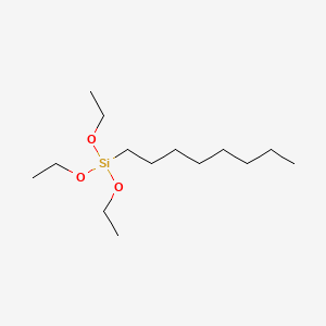 molecular formula C14H32O3Si B1682538 三乙氧基(辛基)硅烷 CAS No. 2943-75-1