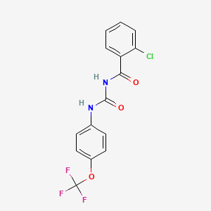 molecular formula C15H10ClF3N2O3 B1682543 氟虫脲 CAS No. 64628-44-0