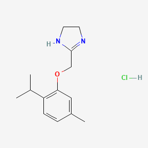 molecular formula C14H21ClN2O B1682568 Tymazoline hydrochloride CAS No. 28120-03-8