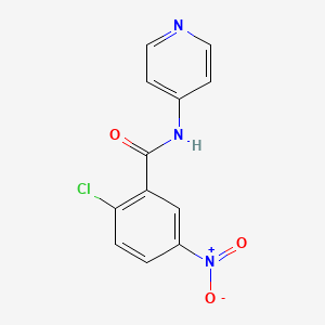 B1682576 2-Chloro-5-nitro-N-4-pyridinylbenzamide CAS No. 313516-66-4