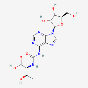 B1682579 N6-Carbamoyl-L-threonyladenosine CAS No. 24719-82-2