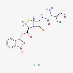 molecular formula C24H24ClN3O6S B1682584 Talampicillin hydrochloride CAS No. 39878-70-1