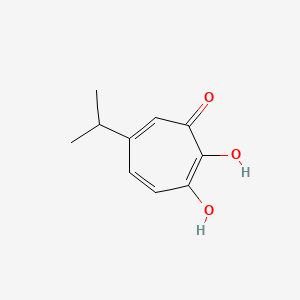 B1682625 2,3-Dihydroxy-5-isopropylcyclohepta-2,4,6-trienone CAS No. 4356-35-8