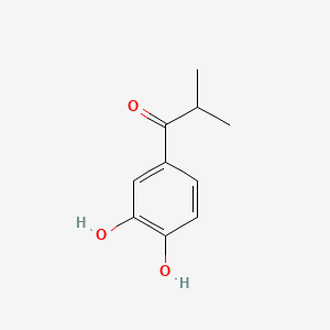 B1682656 1-Propanone, 1-(3,4-dihydroxyphenyl)-2-methyl- CAS No. 5466-89-7