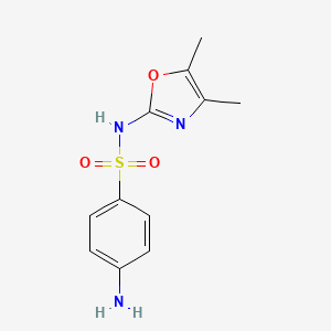 molecular formula C11H13N3O3S B1682701 磺胺氧嘧啶 CAS No. 729-99-7