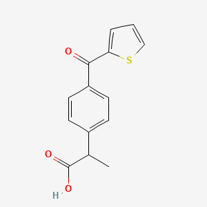 molecular formula C14H12O3S B1682721 舒洛芬 CAS No. 40828-46-4