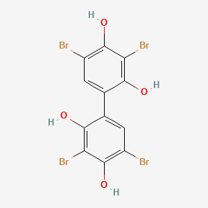 molecular formula C12H6Br4O4 B1682726 3,3',5,5'-Tetrabromobiphenyl-2,2',4,4'-tetrol CAS No. 27951-69-5