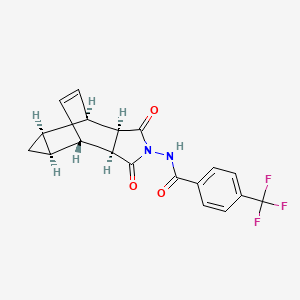 molecular formula C19H15F3N2O3 B1682736 泰科韦瑞玛 CAS No. 869572-92-9