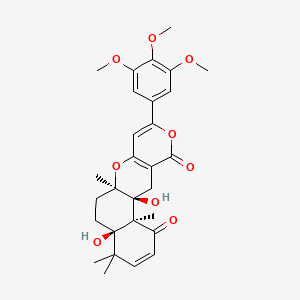 molecular formula C29H34O9 B1682748 特雷特霉素 B CAS No. 70407-20-4