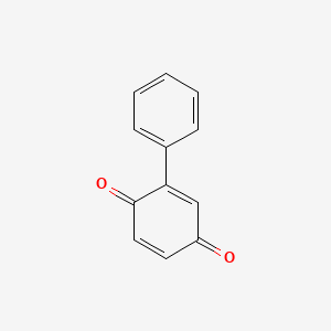 molecular formula C12H8O2 B1682775 苯对苯醌 CAS No. 363-03-1